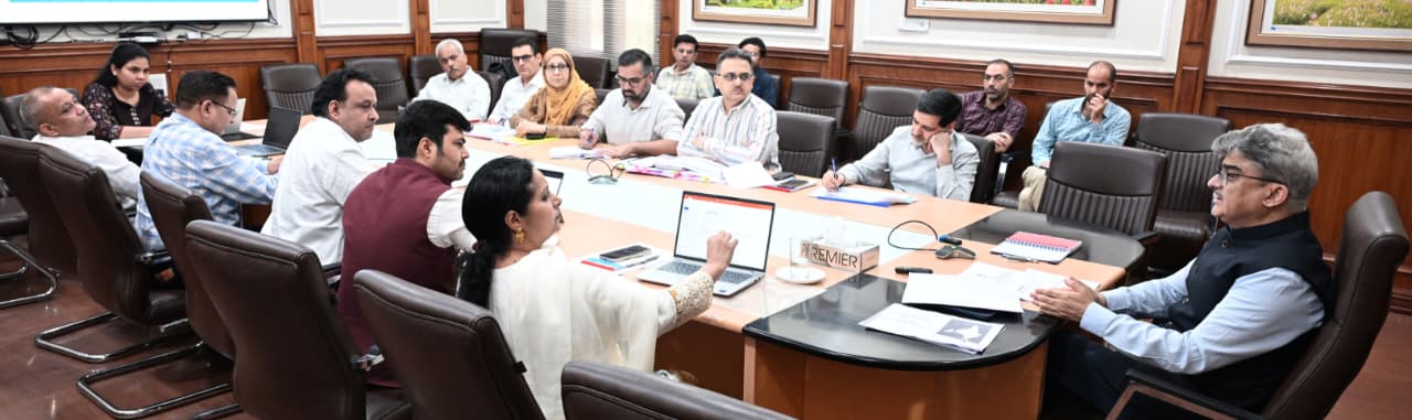 ' CS J&K assesses flagship urban schemes for sanitation, housing & livelihood generation'